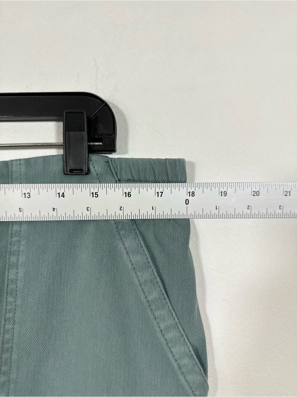 32 Degrees Teal Cotton Casual Stretch Straight Leg Slacks Pants Size L Office - Picture 5 of 8